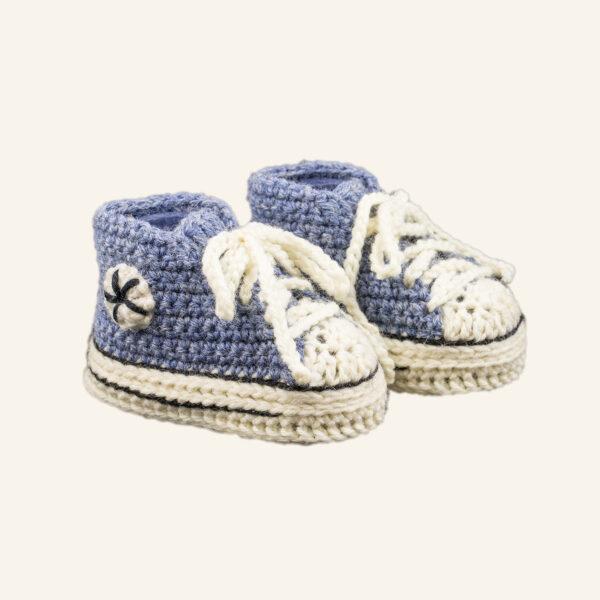 Babyschuhe Blau_Kreativstube Josefine Ortner_Mit Liebe zum Detail